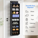 REGELETO 10 Tiers Large Size Over the Door Shoe Organizer Storage, Hanging Shoe Rack for Door with Deep Pockets, Fit 20 Pairs Shoe Organizer Holder for Sneakers and Boots (Black) — 6