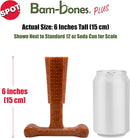 SPOT Bam-Bones Plus T Bone – Bamboo Fiber & Nylon Dog Chew Toy for Moderate to…