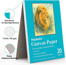 Hapikalor Canvas Paper 9x12 Inch, 20 Sheets (115lb/187g) Acrylic Paper — 2