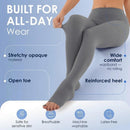 ABSOLUTE SUPPORT Compression Pantyhose 20-30mmHg, Opaque, Grey, 5X-Large | Gray — 5