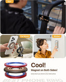 andobil 2026 3rd Gen Stability Magnetic Phone Ring Grip for MagSafe, Brown photo 3
