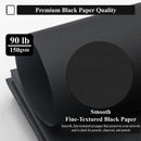 SuFly Black Paper Drawing Pad, 60 Sheets Large Sketch Book 11x14, Spiral Bound - Hardcover,90lb/150gsm Black Paper Notebook for Gel Pens. | 11-x-14-inch:1 Pack — 3