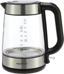 Amazon Basics Electric Kettle with Glass Carafe for Tea and Coffee, BPA-Free,…