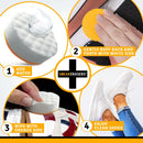 SneakERASERS Instant Sneaker Cleaner, Premium Shoe Cleaning Kit for Sneakers, Dual-Sided Sponges, Effective for Tennis Shoes & Women Men Sneakers, Gentle Rub Design (10 Pack) — 3