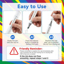 24 Pack Dual Tip Leather Dye Marker Pen, Leather Touch up Pen, Leather Marking Pen for Furniture Scratches Shoe Repair Kit Paint — 6