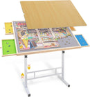 Puzzle Table with Drawers, Adjustable Height & Tilting, Wooden cover — 1