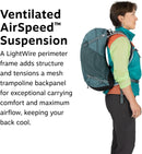 Osprey Hikelite 26L Hiking Backpack, Black OS | Raven Black — 3