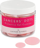 Gaynor Minden Dancers Dots Hydrogel Patches for Blister Prevention, Gel Pads for Pointe Shoes, Cooling Foot Cushion Protection for Toes, Heels, & Feet, Ballet Dance Accessories, 2 Sizes | 90 Count Jar — 1