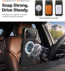 TORRAS Magnetic Stand for iPhone 18 Pro Max Case Leather, Q3 VegSkin Black photo 4