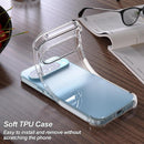 USTIYA Case for Google Pixel 9 / Pixel 9 Pro Clear TPU Four Corners Military-Grade Protection Cover Transparent Soft funda — 6