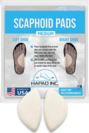 HAPAD Scaphoid Pad - Medium, Wool Felt Medial Arch Insert Pair Shoe Insert — 1