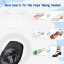 Gel Metatarsal Pads for Thong Sandals Flip-Flops, 2Pairs Forefoot Cushion Inserts, Ball of Foot Grip Pads for Metatarsal Support and Pain Relief, Anti-Slip 3