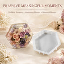 Hexagon 12-Inch Deep Epoxy Resin Molds for Flowers Preservation, Resin Art, Casting, DIY Wedding, Valentine, Anniversary — 3