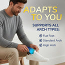 Dr. Scholl’s Adapts to You Insoles for Men, with Self-Molding Foam Technology – Clinically Proven to Adapt to Your Feet, Flexible Arch Support Inserts, Shock-Absorbing, Podiatrist-Tested, Size 8-14 — 3