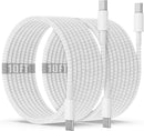 USB C to C Charging Cable 10ft, 60W Fast Type C to C Charger Cord Long for Apple iPhone Duo/18 Pro Max/17 Air/16 Pro Max/15 Plus, MacBook Pro 2023/2022/2021,iPad 12.9/11 inch/Mini/Air,Samsung Galaxy 1