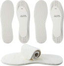 Janmercy 3 Pairs Wool Fleece Insoles, Adjustable Warm Fuzzy Inserts — 1