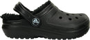 Crocs Kids' Classic Lined Kids Clog – Black/Black — 6