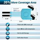 Comfytemp Large Knee Ice Pack Wrap Reusable Gel Full Coverage Knee Cold Pad - Blue51 — 3