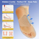 Clear Arch Support Inserts for Women, 3 Heights, Trimmable — 2