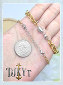 Necklace Extenders for Women and Magnetic Necklace Clasp, Gold and Silver Chain Extender for Jewelry Bracelet Anklet — 2