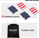 SPORT BEATS Cornhole Bags Set of 8 - Regulation 6"x6" 14-16 oz — 6