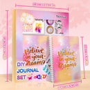 Nsrzua DIY Journal Kit for Girls,Toys for Ages 8-14 and Birthday Gifts for Girls | yellow — 7