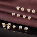 DELECOE 12pcs Soft Silicone Earring Backs for Studs Silver&Gold Belt Rubber Earring Backs Replacements… — 6
