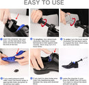 LANNEY Shoe Stretcher for Women & Men Wide Feet - Premium Shoe Expander Widener Stretch Length Width | Blue — 4