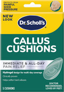 Dr. Scholl's Callus Cushions with Hydrogel, Callus Pads for Feet, 5 ct — 1