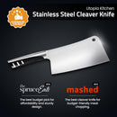 Utopia Kitchen Meat Cleaver Knife 7 Inch Bone Chopper Stainless Steel — 2
