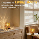 Battery Operated Table Lamp Timer, Small Cordless Lamps Decorative, 2 Amber — 6