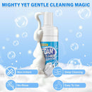 Shoe Cleaner, 6.76 fl oz Shoe Cleaning Kit with Brush and Towel, White Sneaker Cleaner for Removing Stains — 5