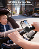 Stroller Phone Holder, Compatible with MagSafe, Magnetic Handlebar Mount photo 4