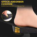 ERGOfoot Height Increase Insoles for Men Women,2-Layer Adjustable - Black — 3
