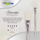 Silver Brush Limited Silverwhite Stroke Watercolor Paintbrush, Size 3/4 in — 2