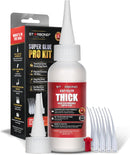 Starbond Thick Super Glue Pro Kit (2 oz) – Gap-Filling CA Glue (Cyanoacrylate Adhesive) – with Clog-Resistant Cap,… — 1