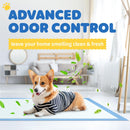 Powools Puppy Pads for Dogs, 34 x 28 in, 6-Layer, Leak-Proof, 100-Pack