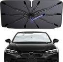 2026 Windshield Sun Shade Umbrella, Foldable Car Sunshade for Mid-Size Car — 1