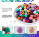 150Pcs 15mm Silicone Beads for Keychain Making and Bracelet Making,30 Colors Round Silicone Beads for Pens（Multicolor） — 6