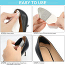 Comfowner 6 Pairs Heel Cushion Pads for Shoes Too Big, Shoe Grips Liners Heel Protectors for Loose Shoes, Heel Pain, Blisters and Rubbing, Anti Slip Shoe Filler Make Shoes Fit Tighter(Black) — 5