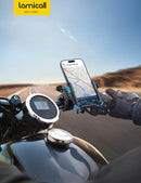 Lamicall Motorcycle Bike Phone Mount, 1s Quick Release Bike Phone Holder | Blue — 7