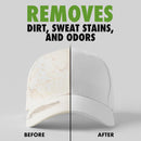 4-in-1 Professional Hat Cleaning Kit - Removes Dirt and Stains, Gentle Hat Cleaner for Baseball Caps, Fitted Cowboy, & Felt Hats, Complete Hat Cleaner with Hat Deodorizer, Brush & Microfiber Cloth — 3