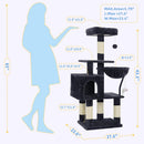 Heybly Cat Tree with Toy, 43.3 inch Cat Tower for Indoor Cats HCT004SG — 5