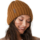 FURTALK Winter Hats for Women Fleece Lined Beanie Knit Chunky Womens Snow Cap - Brown — 1