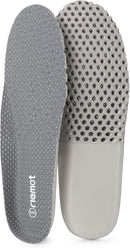 riemot Water Shoe Insoles for Men, Breathable Quick-Dry, Grey US11/ EU44 - Flat Grey 1 Pairs — 1