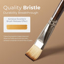Nicpro 12PCS Artist Paint Brush Set, Paint Brushes for Acrylic Painting | Brown Wood — 3