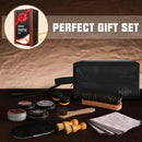 Shoe Shine Kit for Men & Women, 16Pcs Black Shoe Polish Kit for Leather Boots Care, Mens Gifts Ideas — 6