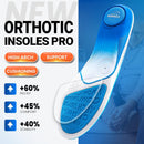 PCSsole Professional Plantar Fasciitis Insoles, 240+ LBS Heavy Duty Insert - Blue & White — 2