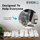 EVENup - Shoe Lift for Walking Boot I Kids' Size XX-Small I Shoe Balancer for Use with Fracture Boots or Leg Length Discrepancy I 3 Adjustable Heights for Gait Improvement I Shoe Leveler, Shoe Riser - XXX-Small — 6