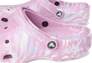 Crocs Unisex Adult Classic Marbled Tie-dye Clogs – Hydrangea/Multi — 6